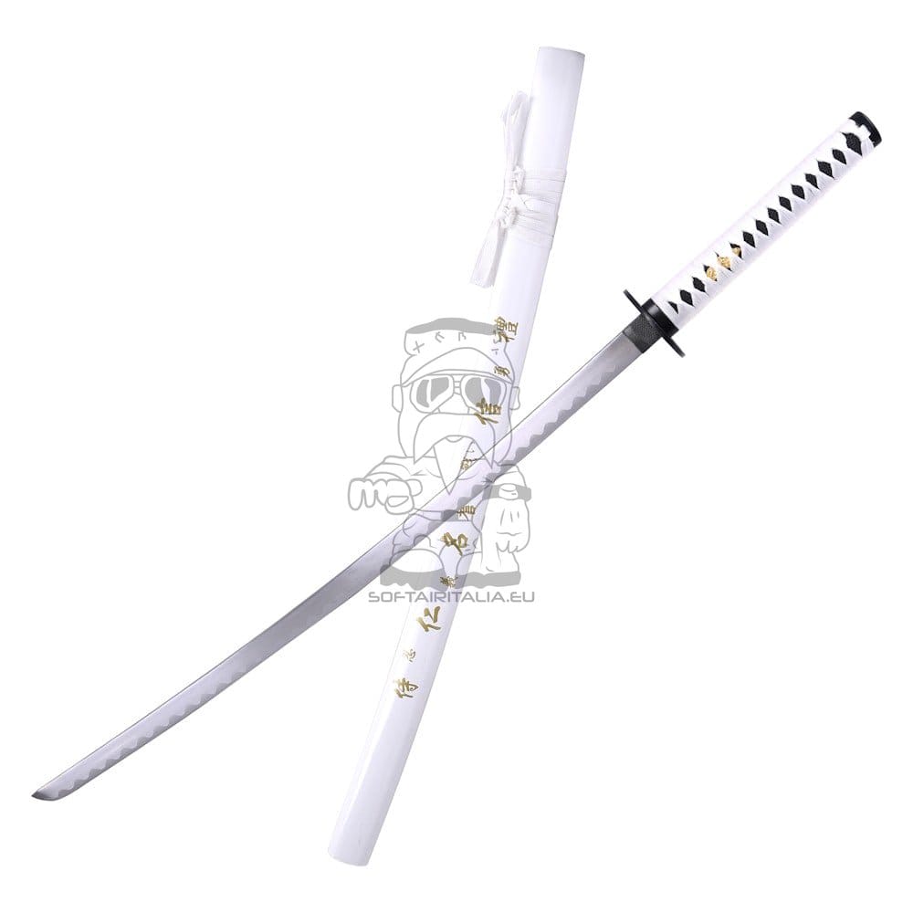 Katana ornamentale bianca