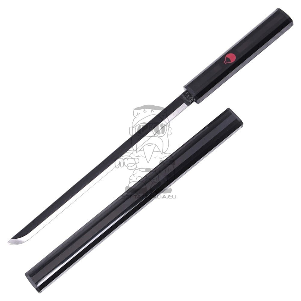Mini Katana ornamentale di Sasuke Uchiha con stand (Naruto)