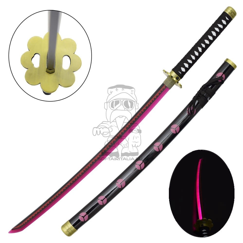 Katana Shusui di Roronoa Zoro con LED, versione Bamboo
