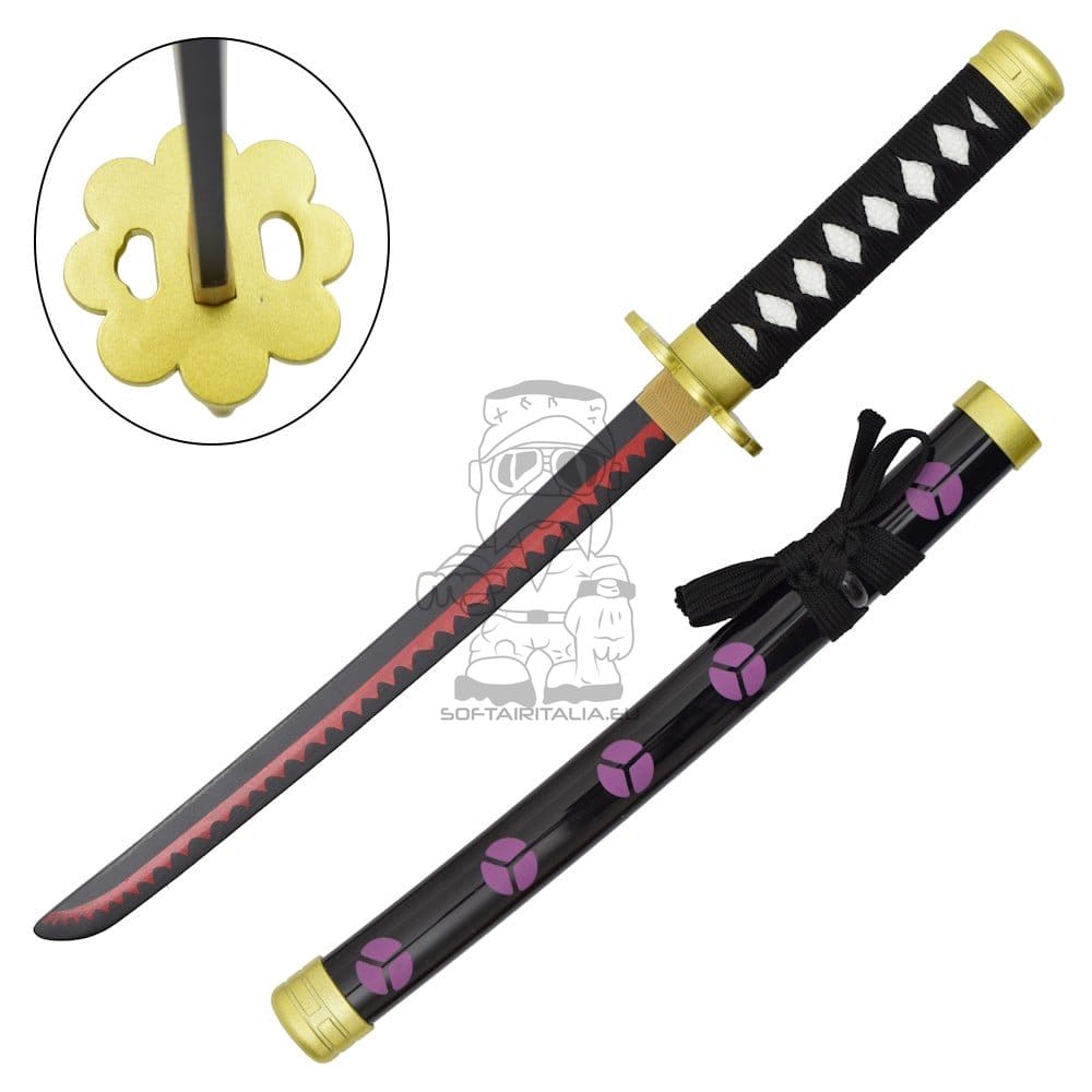 Mini Katana ornamentale Shusui di Roronoa Zoro (One Piece) con stand