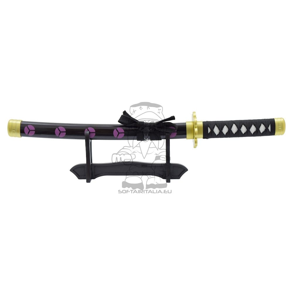 Mini Katana ornamentale Shusui di Roronoa Zoro (One Piece) con stand