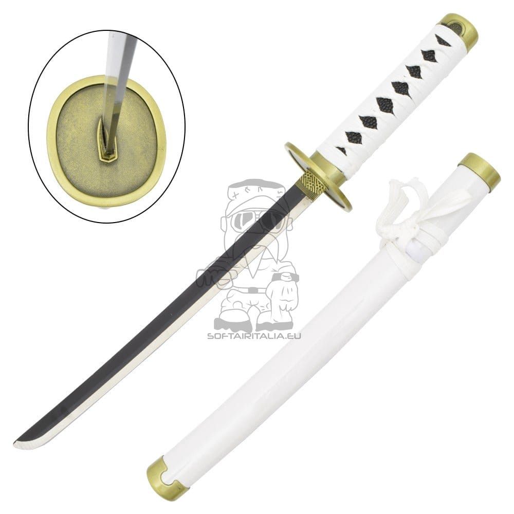 Mini Katana ornamentale Wado Ichimonji di Roronoa Zoro con stand