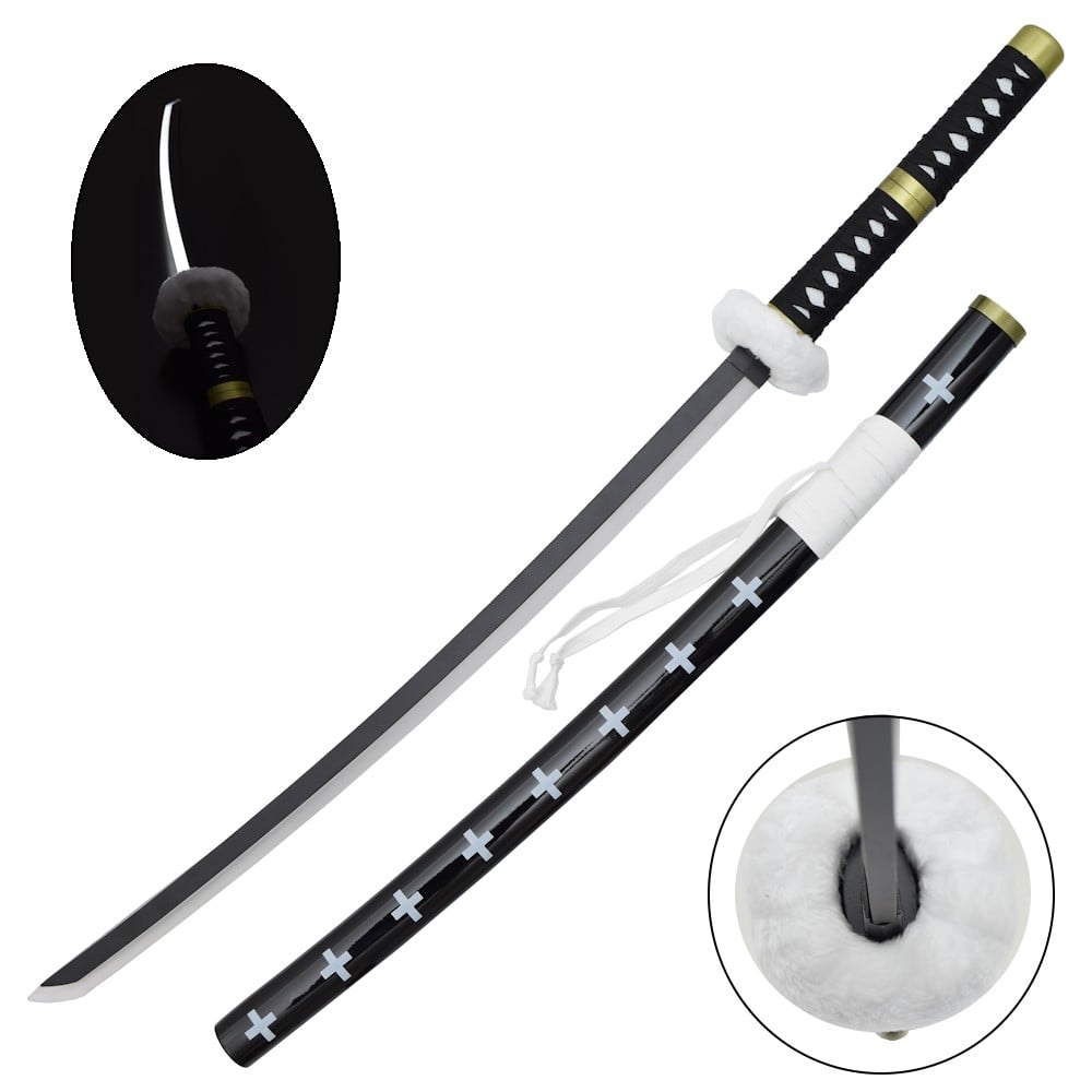 Katana ornamentale con LED ispirata a Trafalgar Law di One Piece