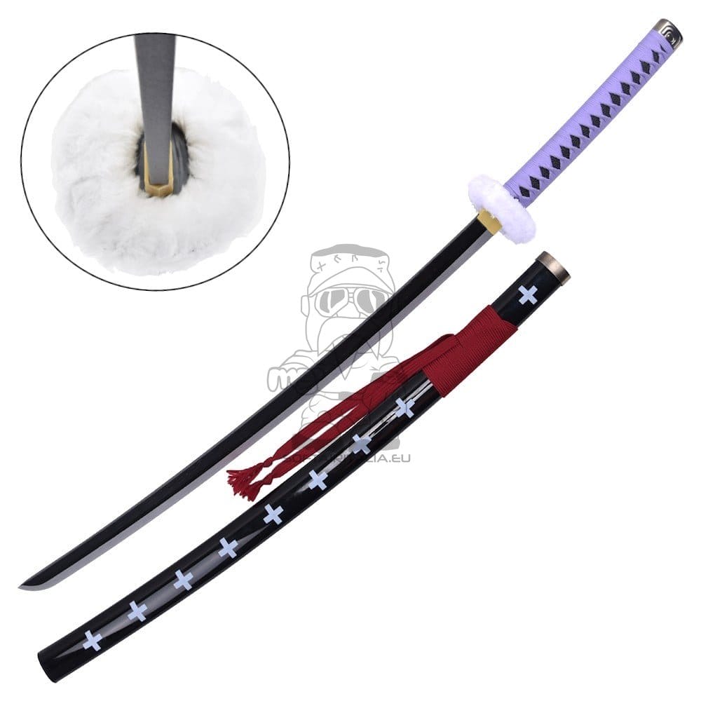 Katana ornamentale di Trafalgar Law - One Piece con lama in bamboo