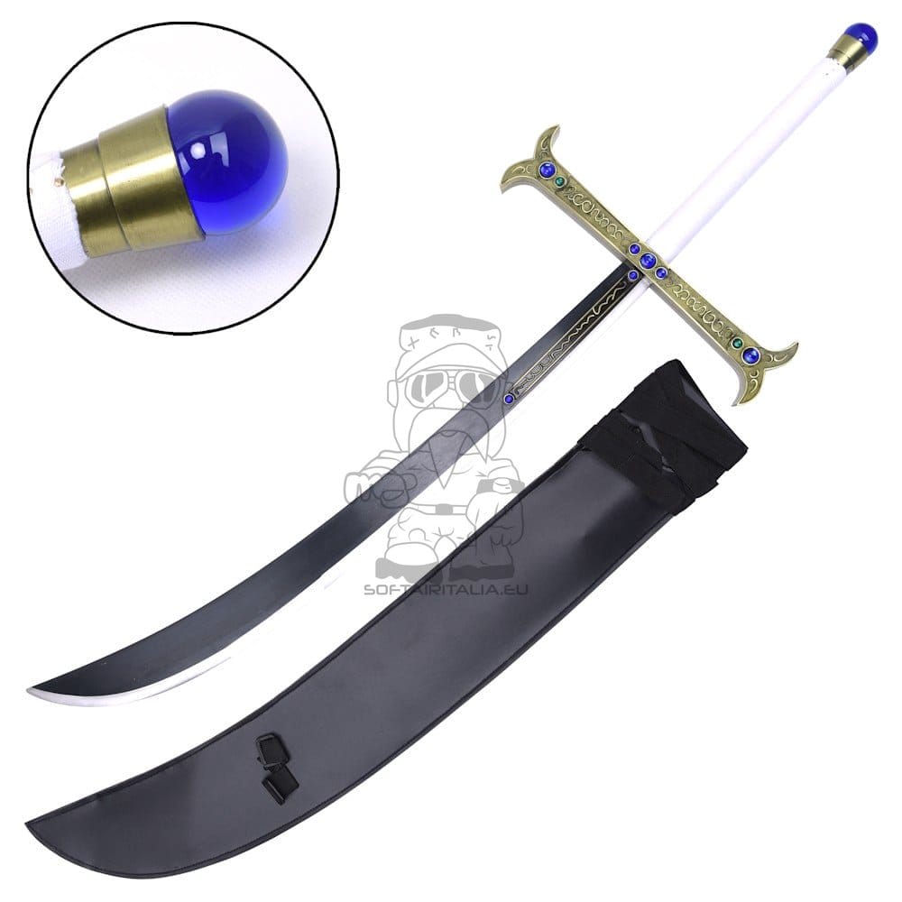 Spada fantasy ornamentale ispirata a Yoru di Drakul Mihawk