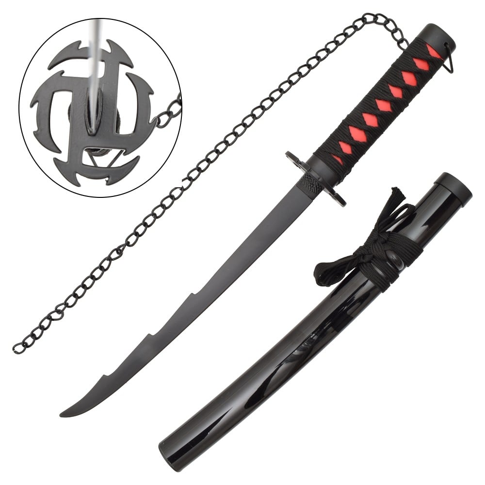Mini Katana ornamentale Tensa Zangetsu di Kurosaki Ichigo (Bleach)