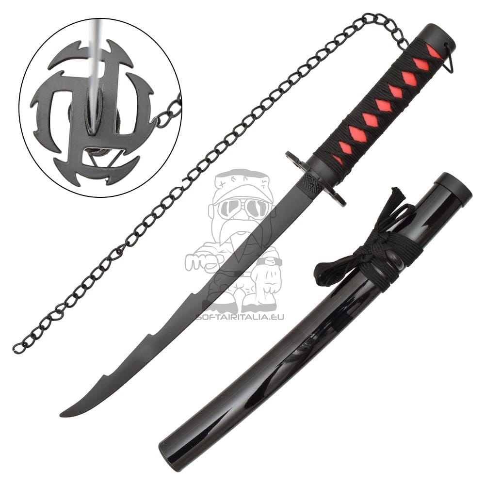 Mini Katana ornamentale Tensa Zangetsu di Kurosaki Ichigo (Bleach)