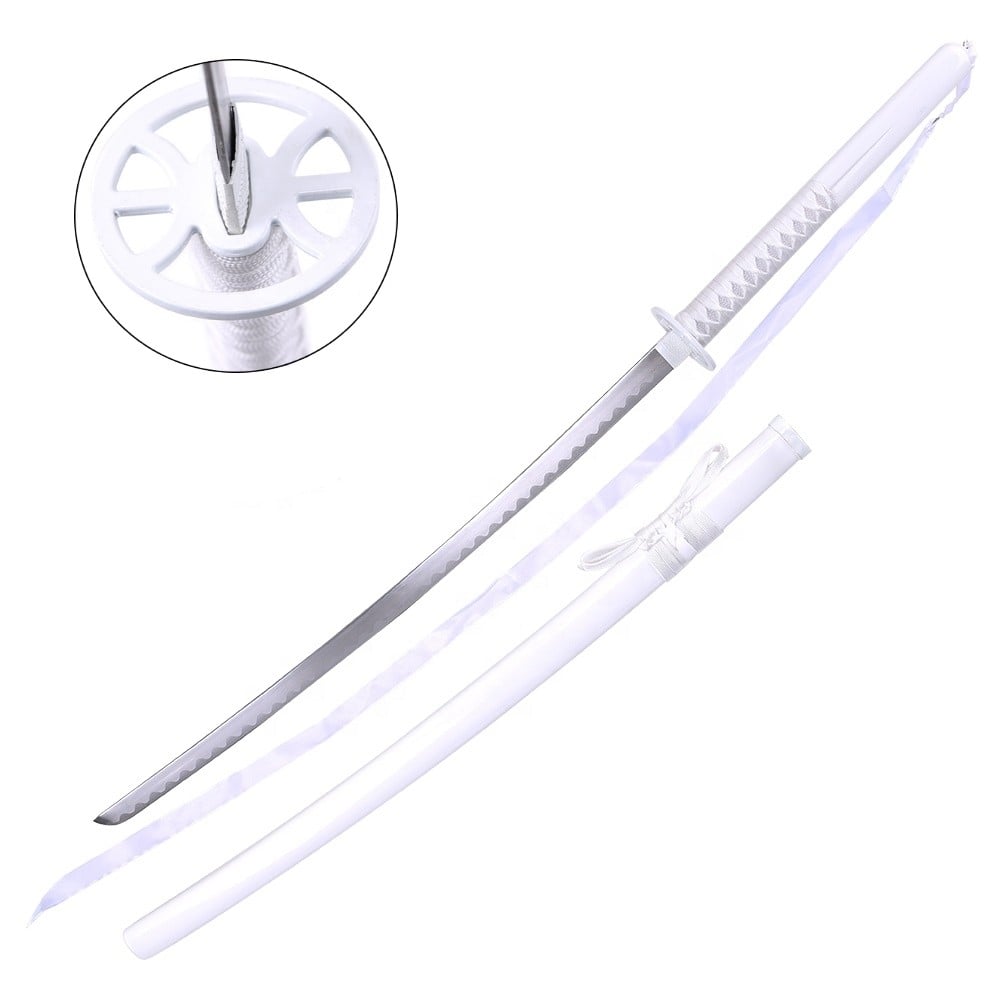 Katana ornamentale ispirata alla Zanpakuto Sode no Shirayuki di Rukia Kuchiki