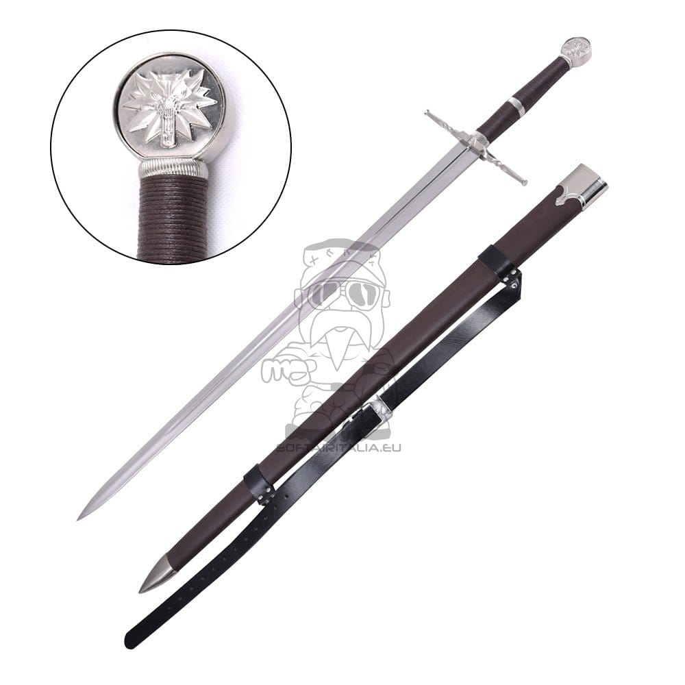 Spada fantasy ornamentale ispirata alla Serpentine Steel Sword di Geralt di Rivia (The Witcher 3)