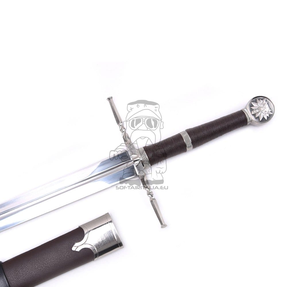 Spada fantasy ornamentale ispirata alla Serpentine Steel Sword di Geralt di Rivia (The Witcher 3)