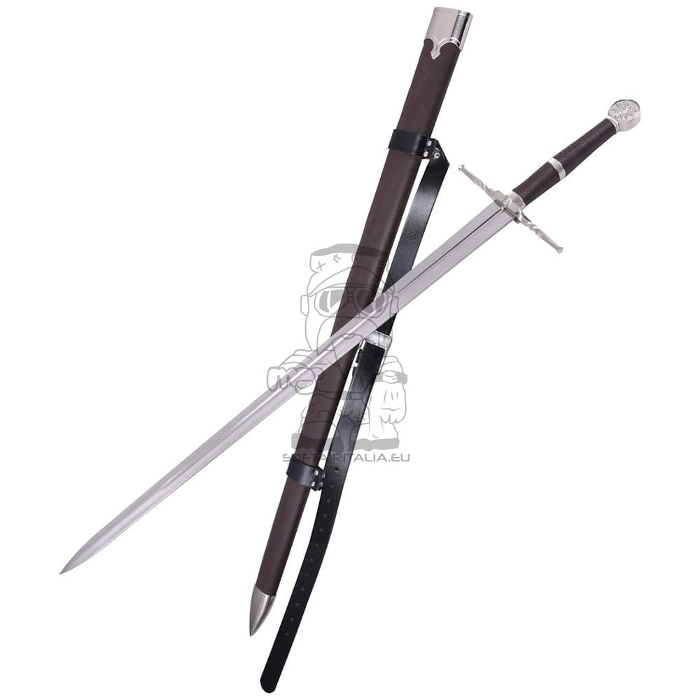 Spada fantasy ornamentale ispirata alla Serpentine Steel Sword di Geralt di Rivia (The Witcher 3)