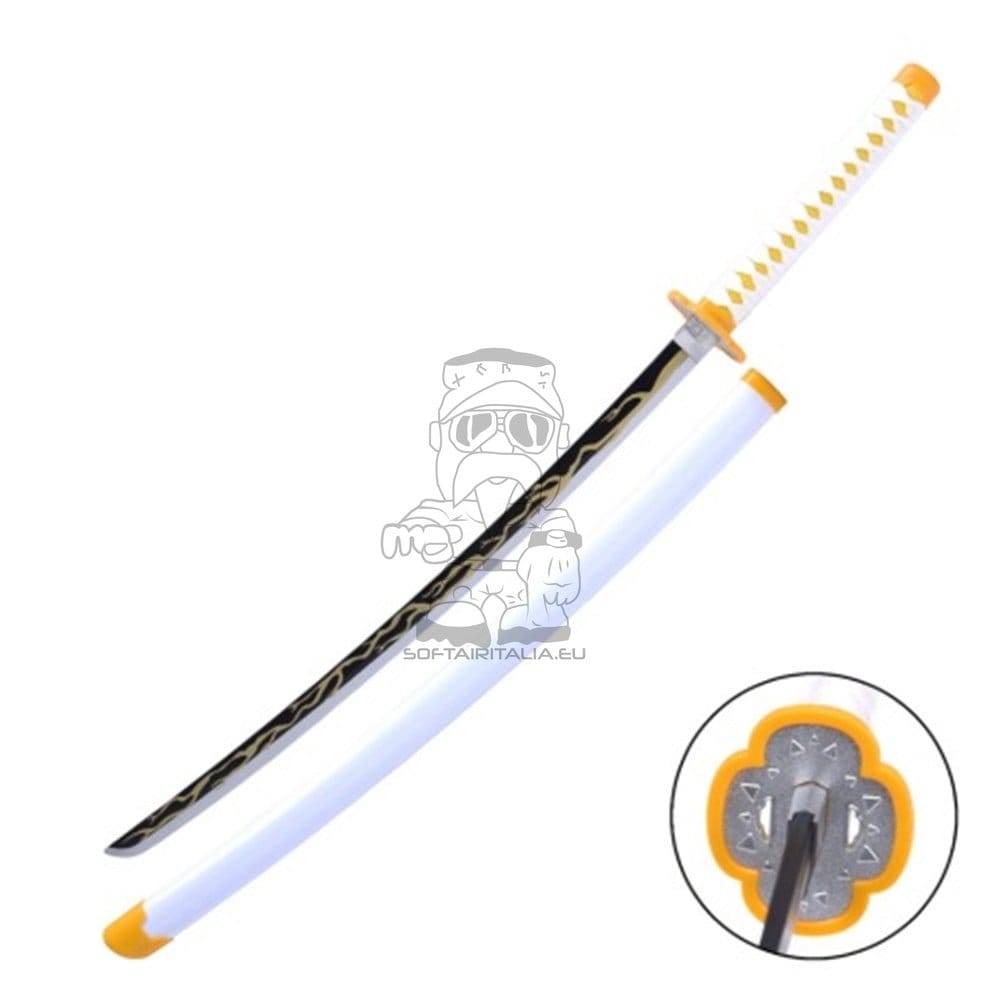 Katana ornamentale ispirata a Zenitsu Agatsuma di Demon Slayer