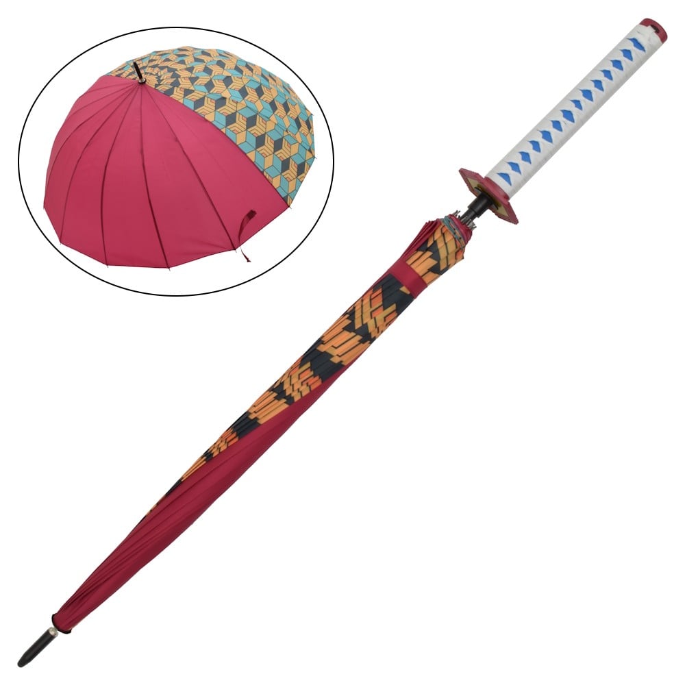 Ombrello con manico Katana di Giyu Tomioka - Demon Slayer