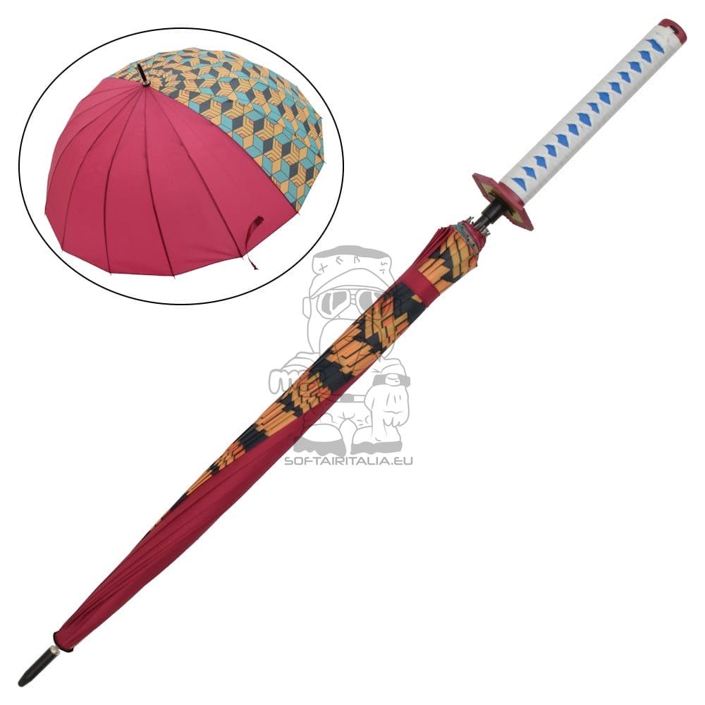 Ombrello con manico Katana di Giyu Tomioka - Demon Slayer