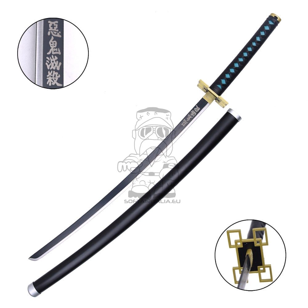 Katana ornamentale ispirata a Muichiro Tokito - Demon Slayer