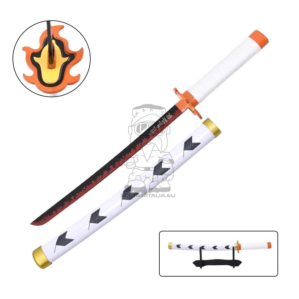 Mini Katana Ornamentale di Rengoku Kyojuro (Demon Slayer)