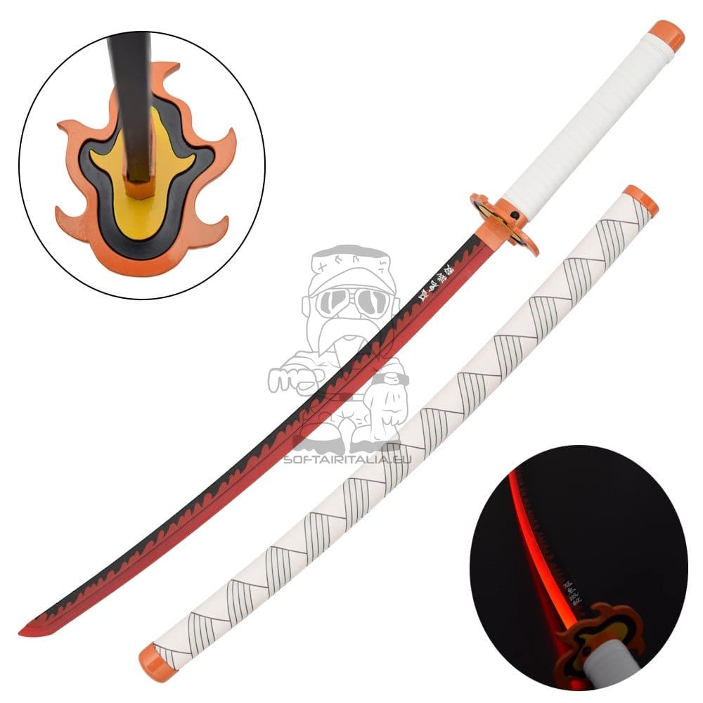 Katana ornamentale LED di Rengoku Kyojuro (Demon Slayer)