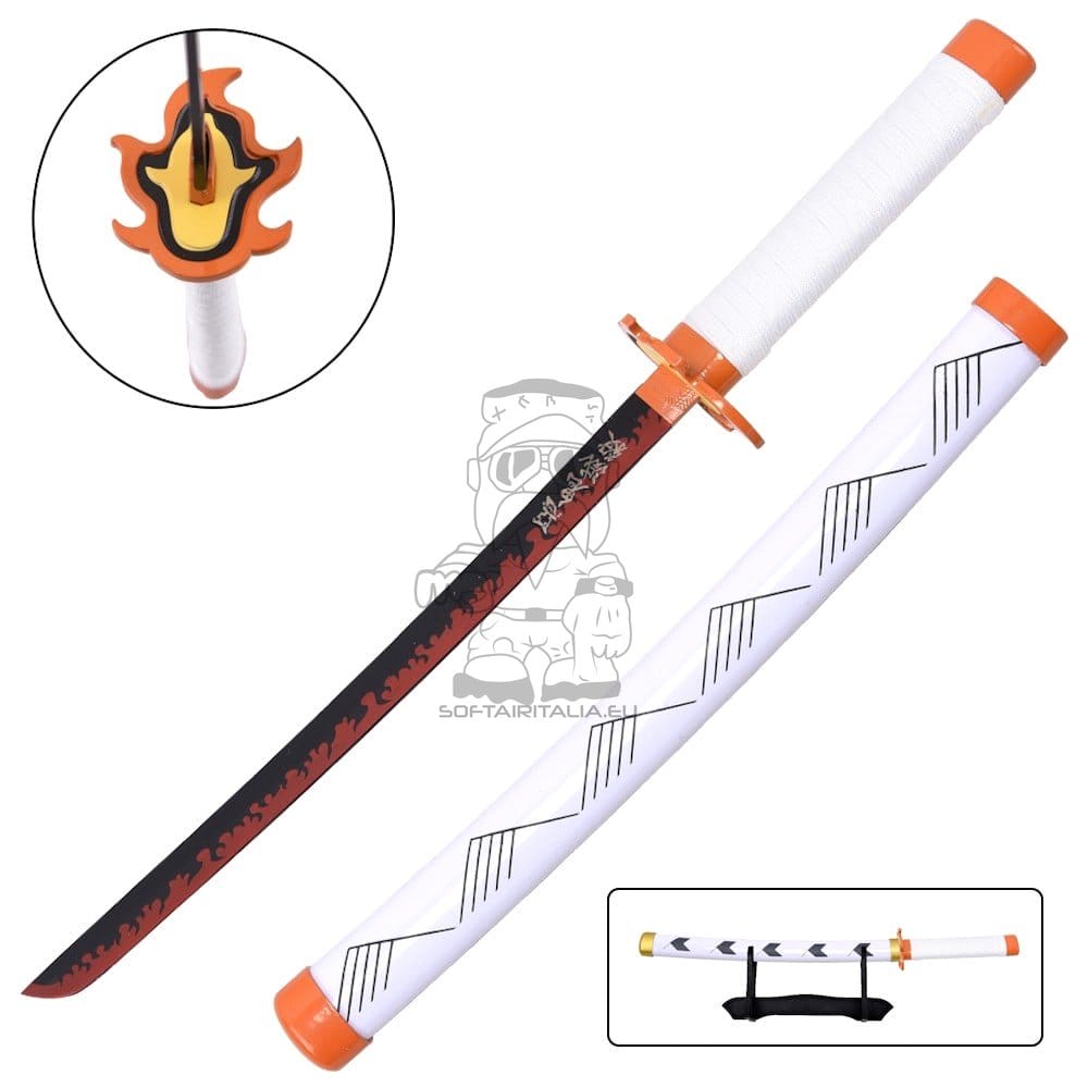 Mini Katana ornamentale di Rengoku Kyojuro da Demon Slayer