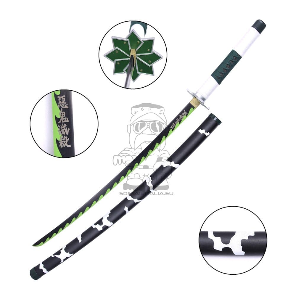 Katana ornamentale ispirata a Sanemi Shinazugawa di Kimetsu no Yaiba