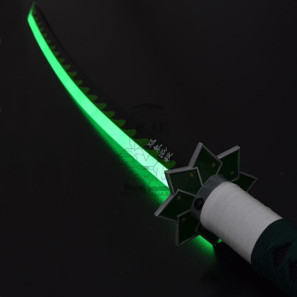 Katana ornamentale con LED di Sanemi Shinazugawa (Demon Slayer)