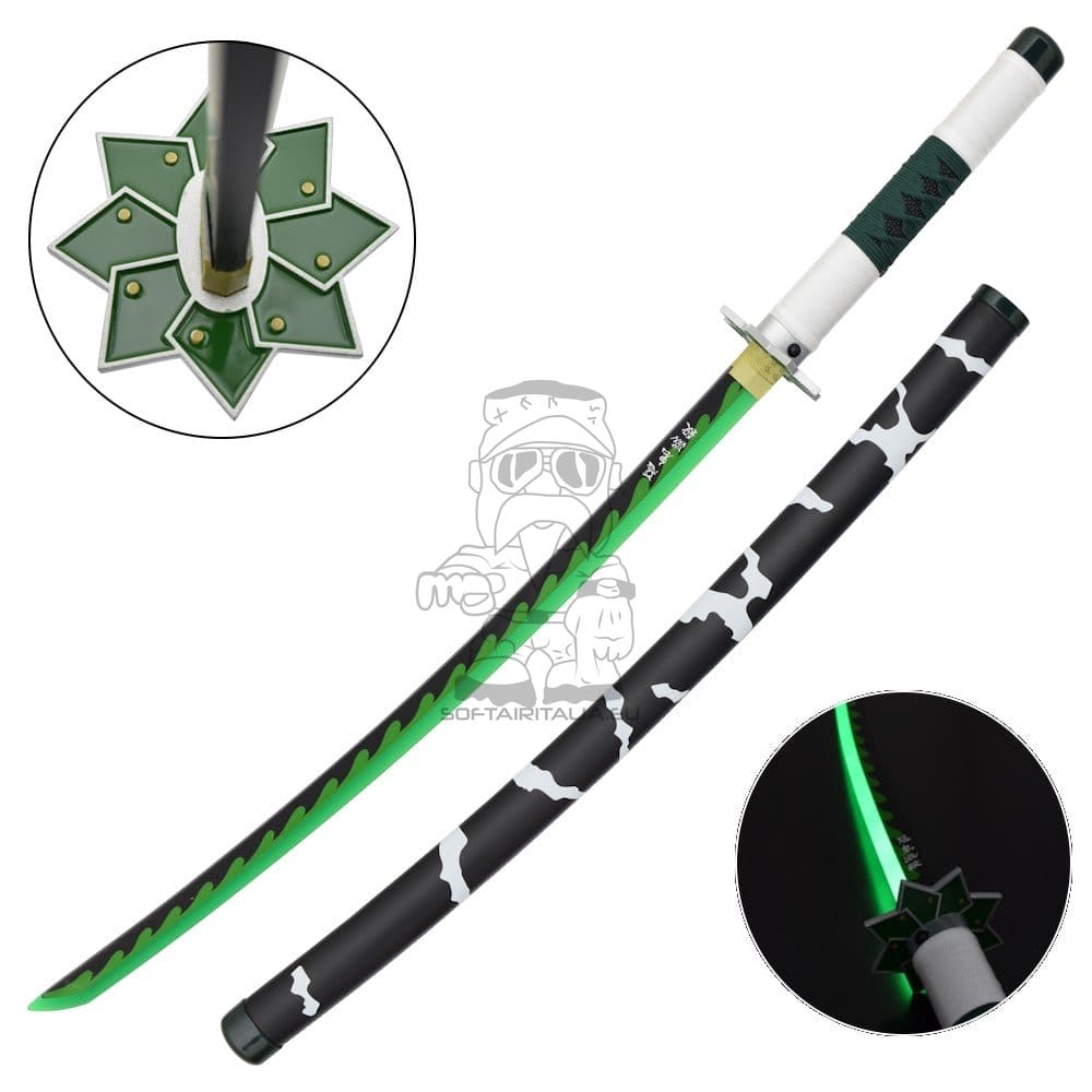 Katana ornamentale LED di Sanemi Shinazugawa (Demon Slayer)