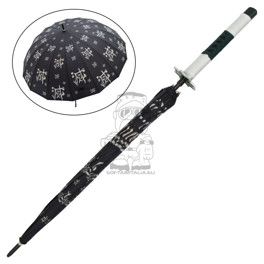 Ombrello Katana ispirato a Sanemi Shinazugawa di Kimetsu no Yaiba