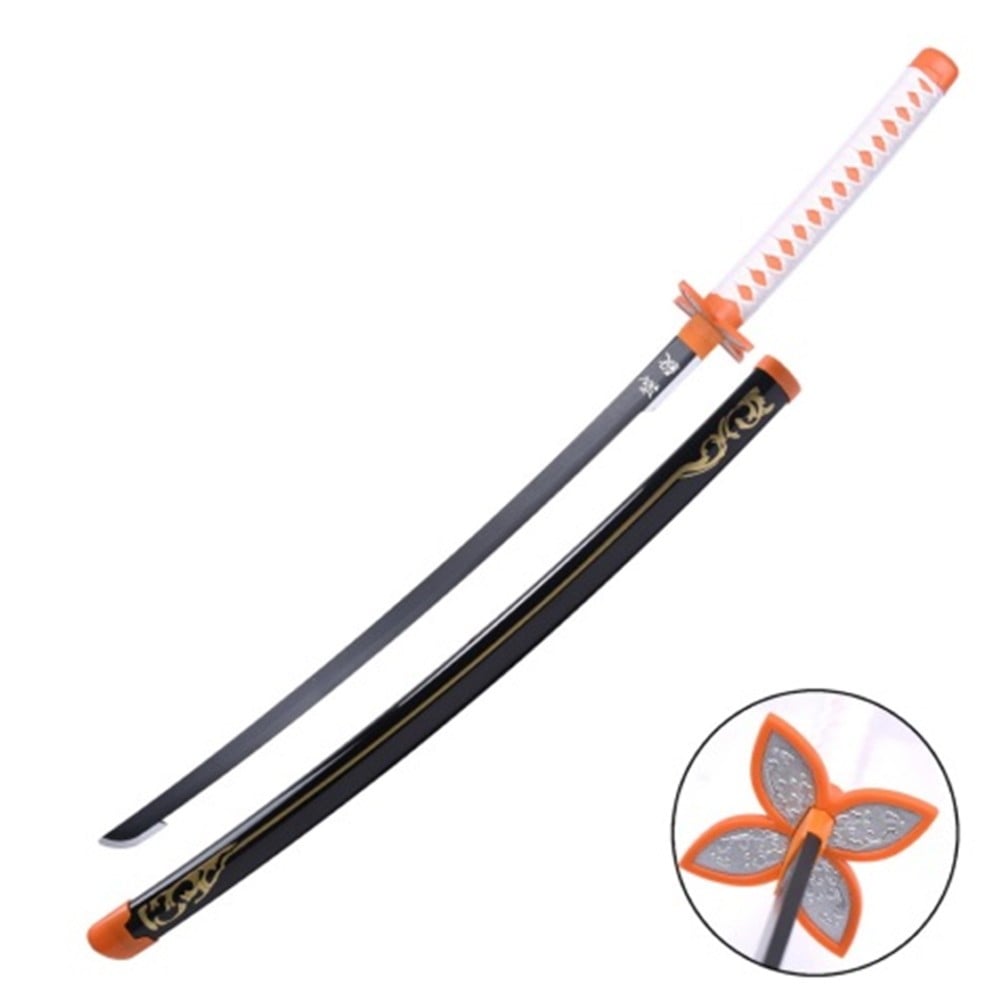 Katana ornamentale Shinobu Kocho da Demon Slayer, fodero nero