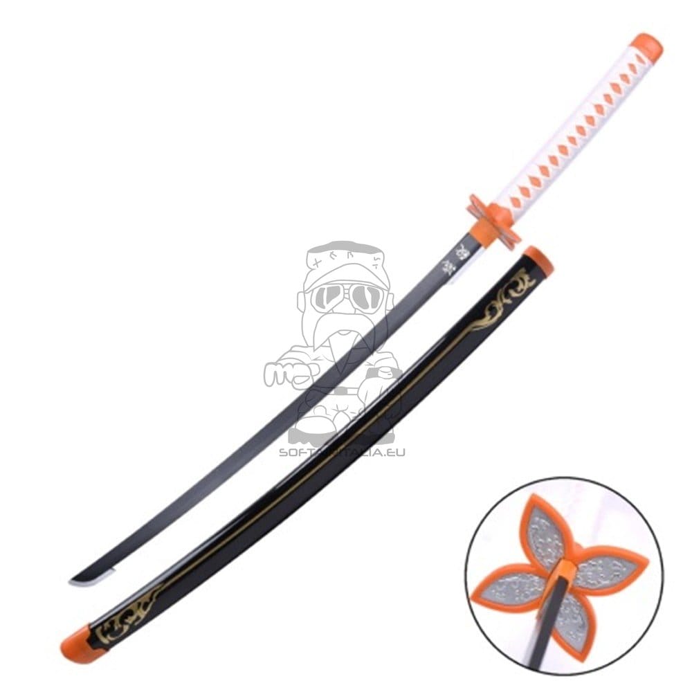 Katana ornamentale Shinobu Kocho da Demon Slayer, fodero nero