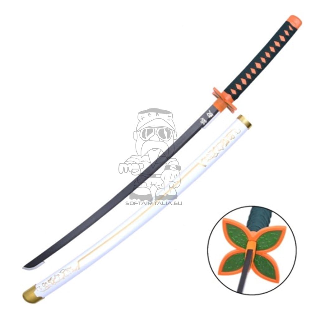 Katana ornamentale Shinobu Kocho Demon Slayer con fodero bianco