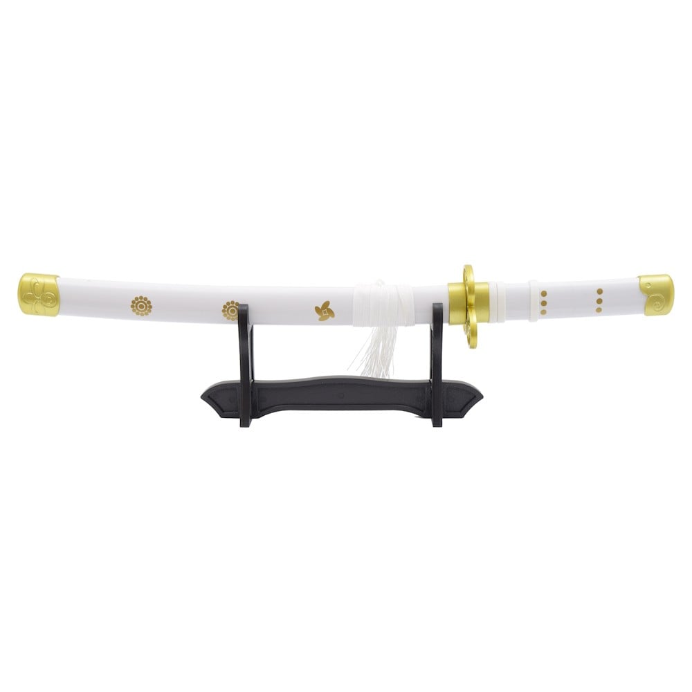 Mini Katana ornamentale Enma di Zoro (One Piece) con stand
