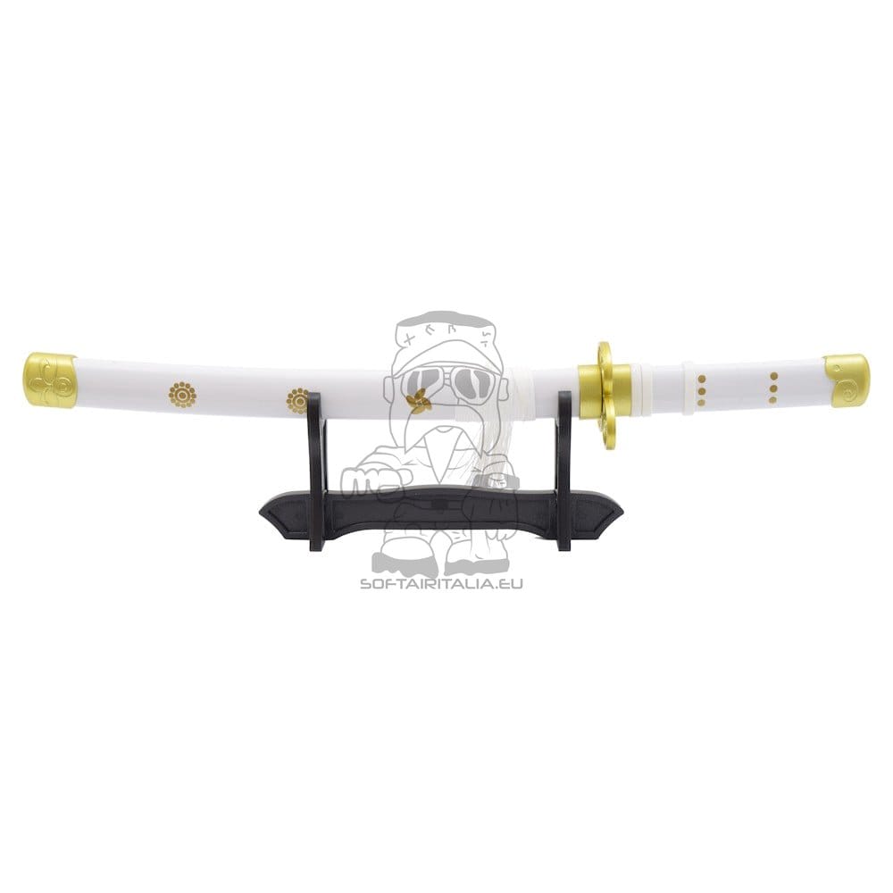 Mini Katana ornamentale Enma di Zoro (One Piece) con stand