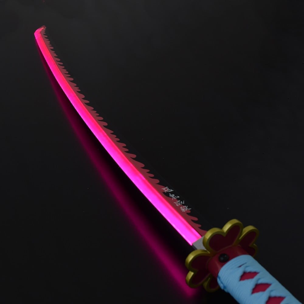 Katana ornamentale di Mitsuri Kanroji con LED - Kimetsu no Yaiba