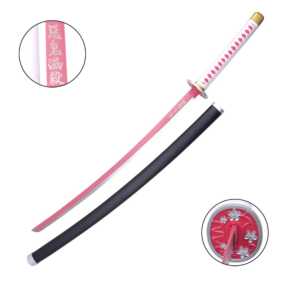 Katana ornamentale ispirata a Kanao Tsuyuri di Kimetsu no Yaiba