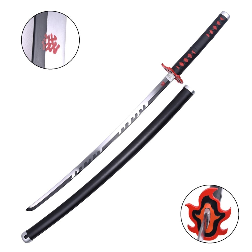 Katana ornamentale ispirata a Tanjiro Kamado di Kimetsu no Yaiba