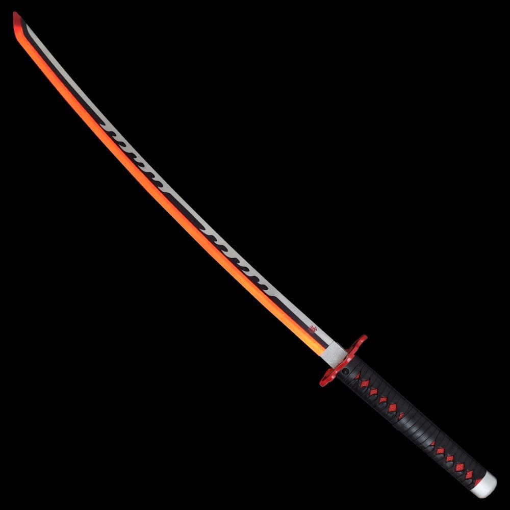 Katana ornamentale LED ispirata a Tanjiro Kamado (Demon Slayer)