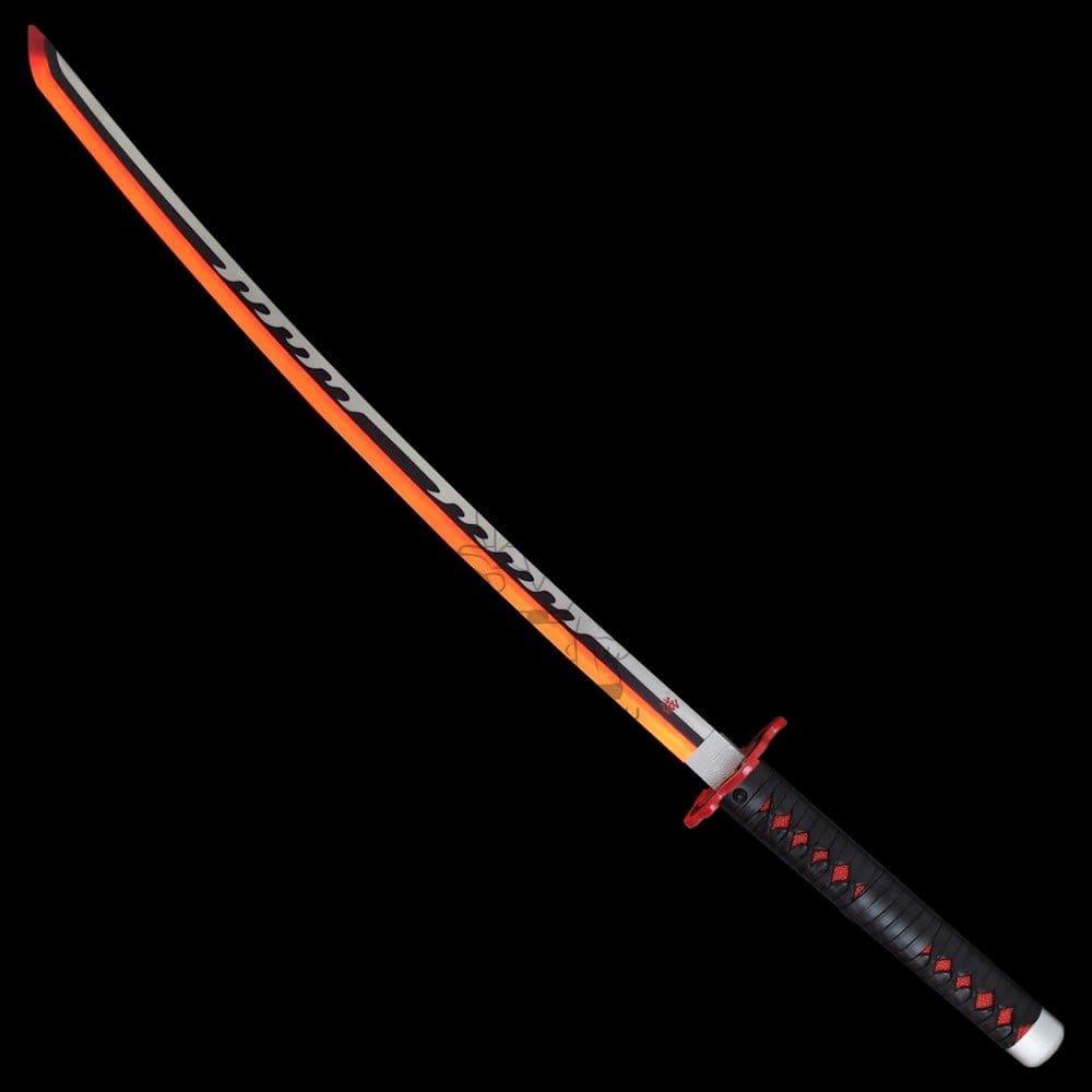 Katana ornamentale LED ispirata a Tanjiro Kamado (Demon Slayer)