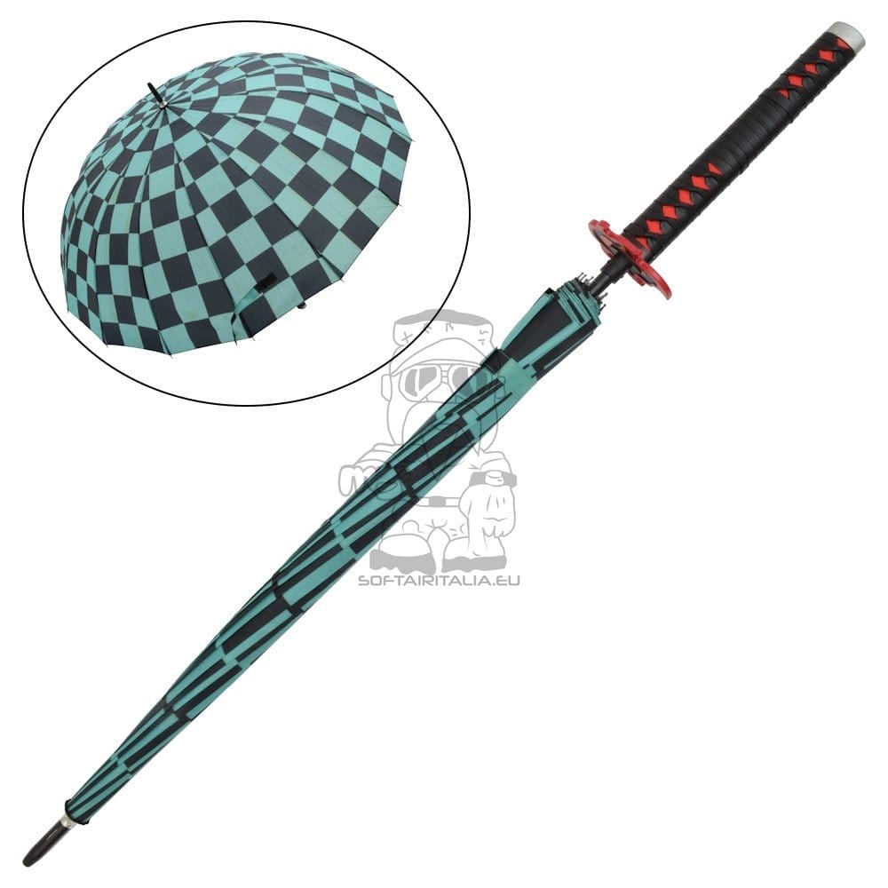 Ombrello Katana ispirato a Tanjiro Kamado (Demon Slayer)