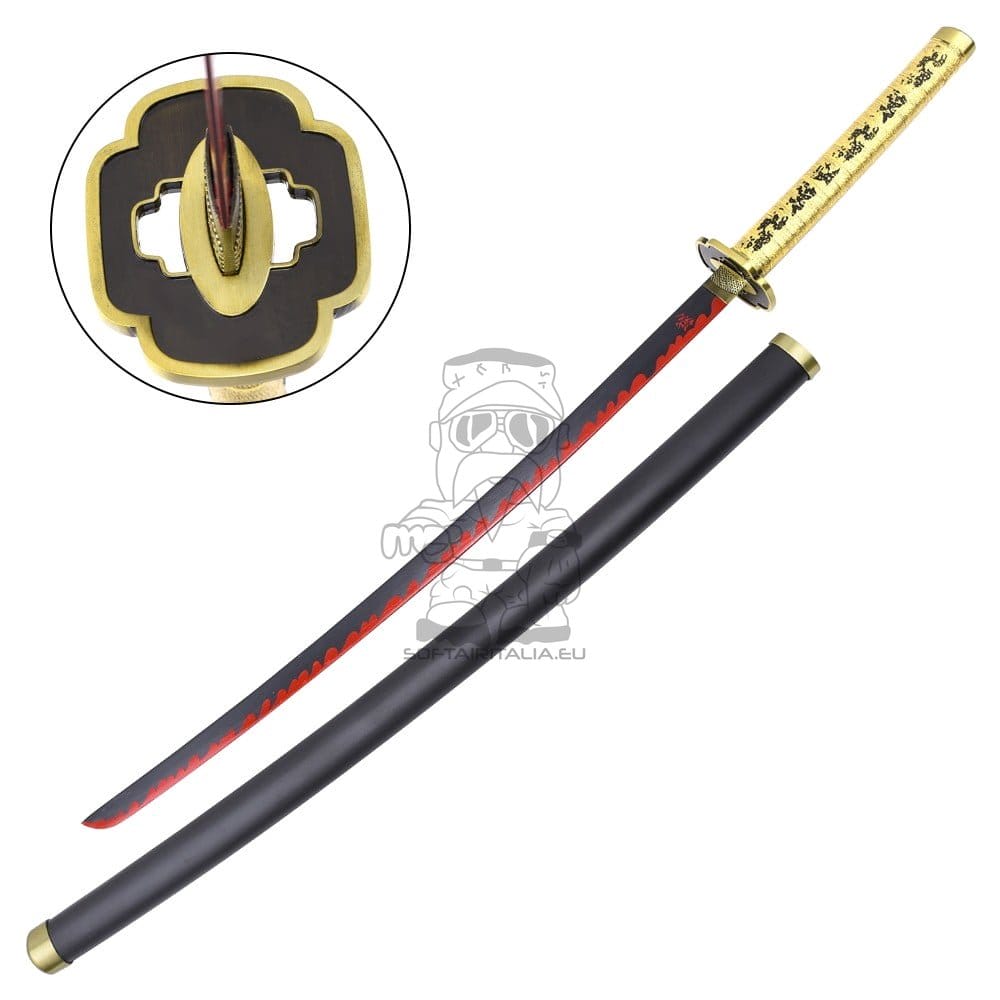 Katana ornamentale ispirata a Tsugikuni Yoriichi - Demon Slayer