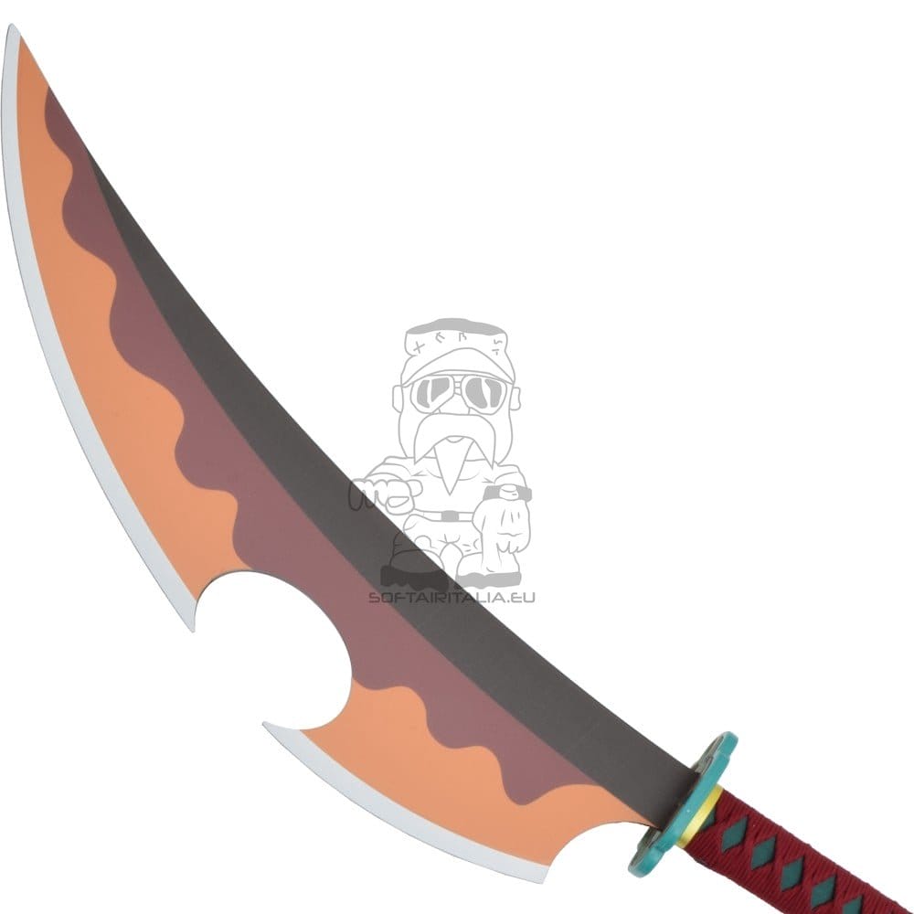 Spada ornamentale di Tengen Uzui da Demon Slayer in bamboo