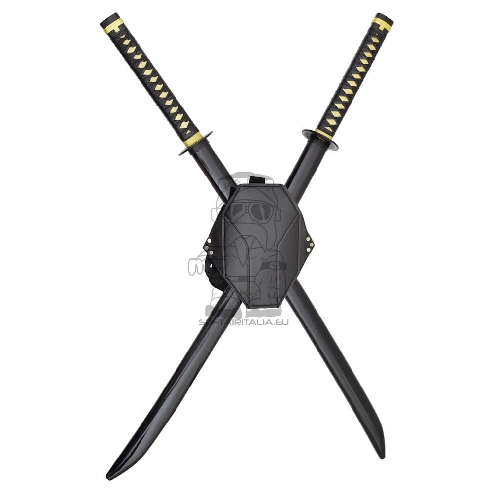 Doppia Katana ornamentale con fondina ispirata al film Deadpool