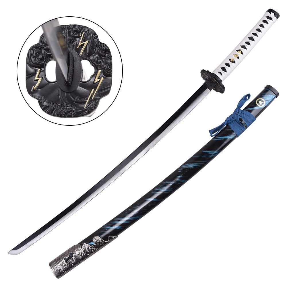 Set di Katane Ornamentali ispirate a Jin Sakai di Ghost of Tsushima