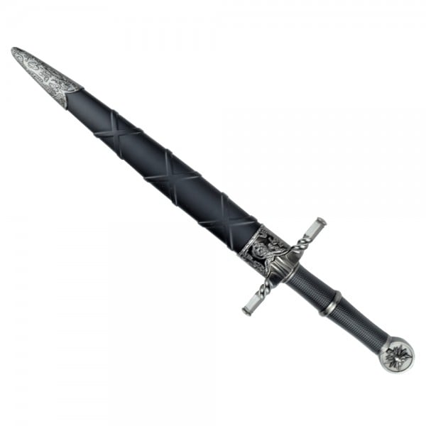 Pugnale fantasy ornamentale ispirato a Geralt di Rivia