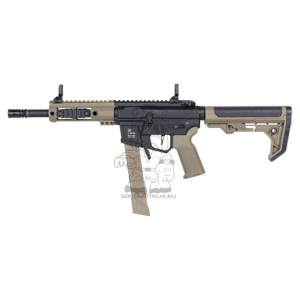 Fucile elettrico SA-FX01 Flex Light Ops Stock HAL ETU Gen.2 Half-Tan di SPECNA ARMS