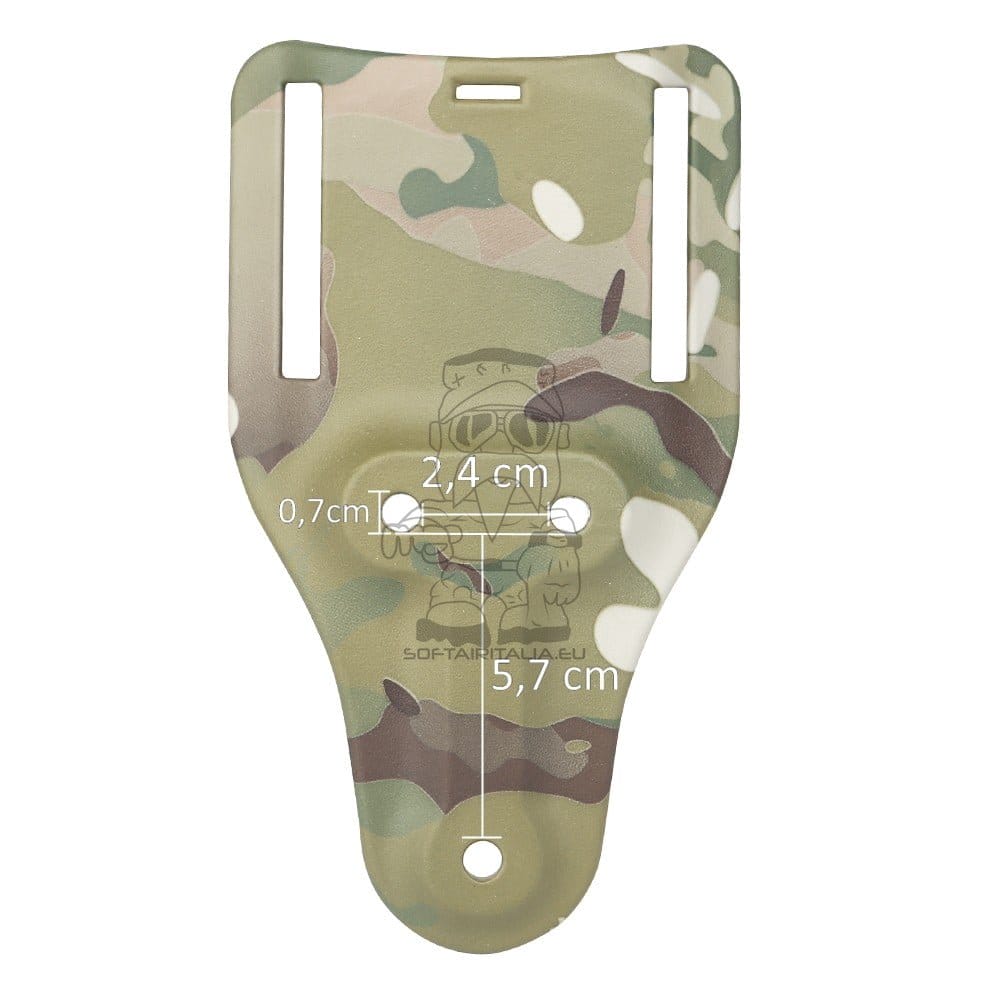 Adattatore corto da cintura per fondine Quick Pull Multicam di WOSPORT