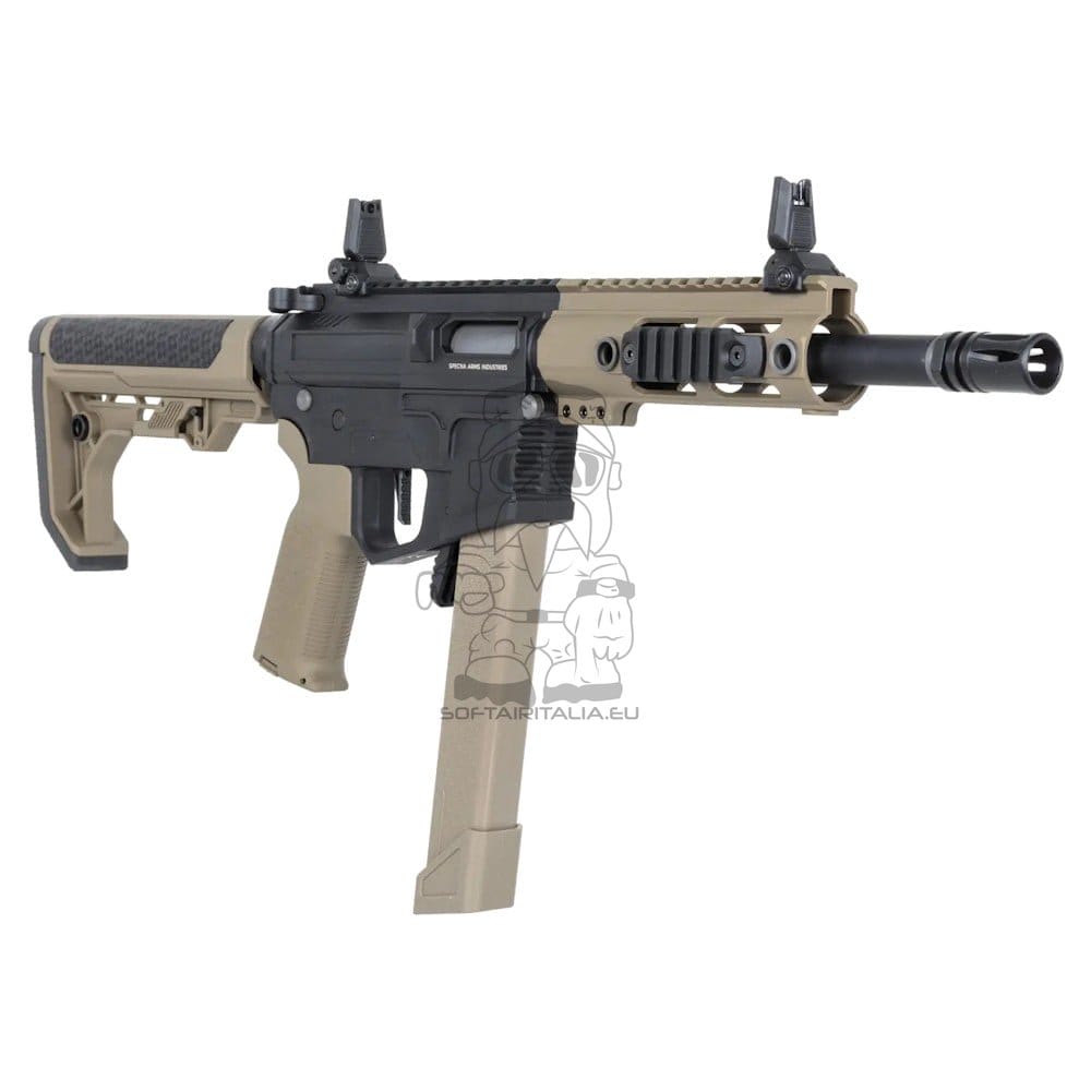 Fucile elettrico SA-FX01 Flex Light Ops Stock HAL ETU Gen.2 Half-Tan di SPECNA ARMS