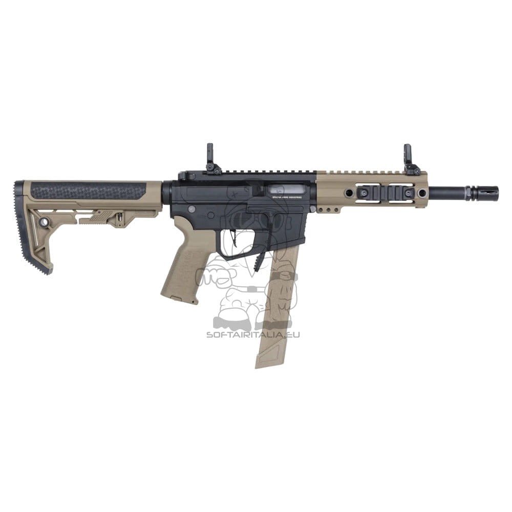 Fucile elettrico SA-FX01 Flex Light Ops Stock HAL ETU Gen.2 Half-Tan di SPECNA ARMS