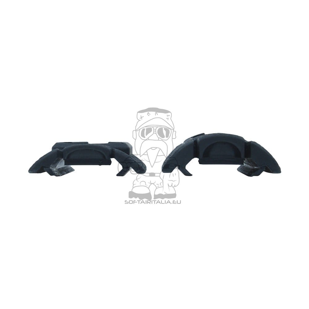 Set 2 copri slitta 20mm con tasca porta controllo remoto nero
