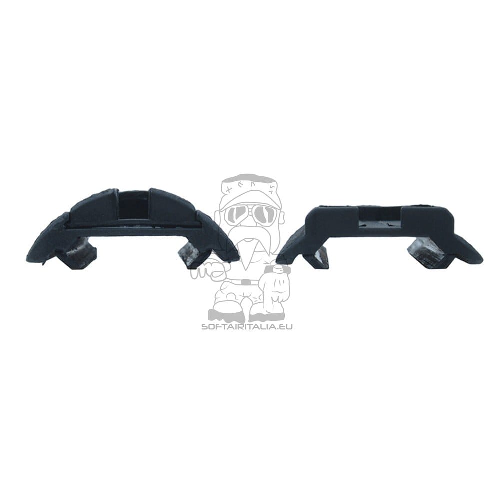 Set 2 copri slitta 20mm con tasca porta controllo remoto nero