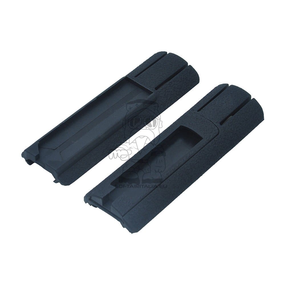 Set 2 copri slitta 20mm con tasca porta controllo remoto nero