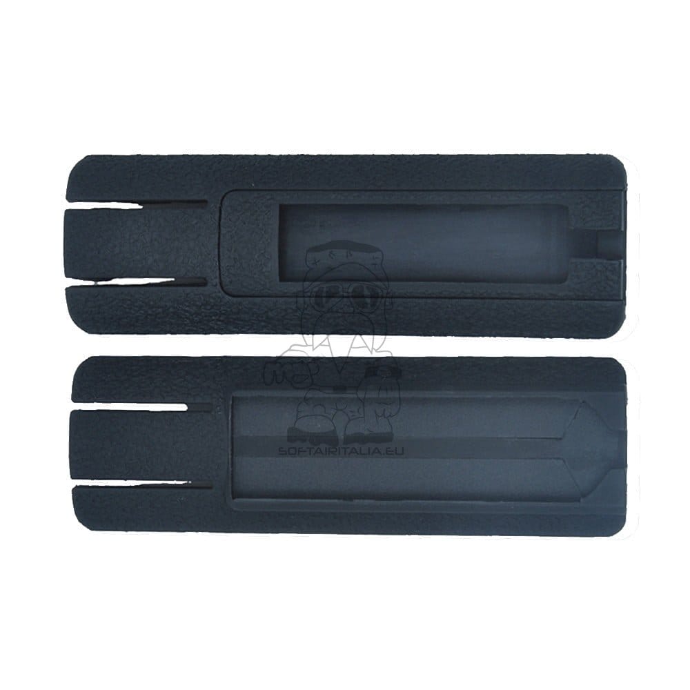Set 2 copri slitta 20mm con tasca porta controllo remoto nero